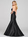 Black Prom Dress Sexy Mermaid Dress Backless Strapless Party Dresses
