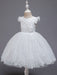 Blue Teenage Girls Dress Summer Children Party Elegant Princess Long Tulle Baby Girls Kids Lace Wedding Ceremony Dresses