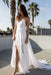 Bohemian Cheap Spaghetti Straps Long Beach Wedding Dress - Wedding Dresses