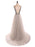 Boho Wedding Dress 2021 A Line Deep V Neck Sleeveless Straps Split Front Floor Length Prom Dresses