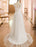 boho wedding dresses 2021 lace off the shoulder short sleeve floor length split front bridal dress with train