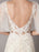 Boho Wedding Dresses Tulle Lace V Neck Butterfly Sleeve Backless Summer Beach Bridal Gowns