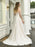 Bridal Dress 2021 One Shoulder Sleeveless Buttons Bridal Dresses With Train