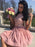Bridelily A-Line Bateau Chiffon With Applique Sleeveless Short/Mini Dresses - Prom Dresses