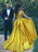 Bridelily A-Line Off-The-Shoulder Sleeveless Sweep/Brush Train With Beading Satin Dresses - Prom Dresses