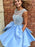 Bridelily A-Line Satin Scoop With Beading Sleeveless Short/Mini Dresses - Prom Dresses