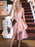 Bridelily A-Line Satin Spaghetti Straps With Applique Sleeveless Asymmetrical Dresses - Prom Dresses