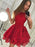 Bridelily A-Line Sleeveless Scoop Lace Short/Mini Dresses - Prom Dresses
