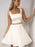Bridelily A-Line Sleeveless Straps Chiffon With Beading Short/Mini Dresses - Prom Dresses