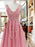 Bridelily A-Line V-neck Sleeveless Short/Mini With Applique Tulle Dresses - Prom Dresses