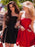 Bridelily A-Line With Ruched Strapless Satin Sleeveless Short/Mini dresses - Prom Dresses
