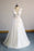 Bridelily Awesome Appliques V-neck Tulle Wedding Dress - wedding dresses