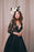 Bridelily Black Deep V-Neck Lace Formal Occasion Dress Gorgeous A-Line 3/4 Long Sleeve Evening Gown JT127 - Prom Dresses