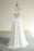 Bridelily Cap Sleeve Appliques Chiffon A-line Wedding Dress - wedding dresses