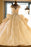 Bridelily Cap Sleeve Appliques Tulle A-line Wedding Dress - wedding dresses