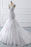Bridelily Chic V-neck Appliques Mermaid Tulle Wedding Dress - wedding dresses