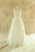 Bridelily Craceful Lace A-Line Floor Length Wedding Dress - wedding dresses