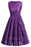 Bridelily Crew Ribbon Lace Dresses - S / Purple - lace dresses