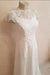 Bridelily Elegant Cap Sleeve Lace Tulle A-line Wedding Dress - wedding dresses