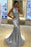 Bridelily Elegant Sequins Sleeveless Mermaid Long Prom Dress - Prom Dresses