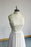 Bridelily Eye-catching Lace Chiffon A-line Wedding Dress - wedding dresses