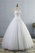 Bridelily Illusion Appliques Tulle A-line Wedding Dress - wedding dresses
