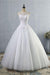 Bridelily Illusion Appliques Tulle A-line Wedding Dress - wedding dresses