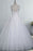 Bridelily Illusion Appliques Tulle A-line Wedding Dress - wedding dresses