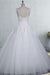 Bridelily Illusion Appliques Tulle A-line Wedding Dress - wedding dresses