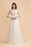 Bridelily Long Sleeve Lace Floor Length Boho Wedding Dresses - wedding dresses