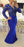 Bridelily Royal Blue Long Sleeves Lace Evening Gowns 2019 Mermaid Sheer Illusion Prom Dresses - Prom Dresses