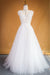 Bridelily Ruffle Applqiues Tulle A-line Wedding Dress - wedding dresses