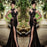 Bridelily Sexy Black Prom Dress| 2019 Mermaid Evening Dress With Slit - Prom Dresses
