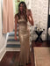Bridelily Sheath Sleeveless Bateau Floor-Length Sequins Dresses - Prom Dresses