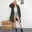 BrideLily Solid Colored Long Sleeve Faux Fur Coats - Green / M - womens furs & leathers