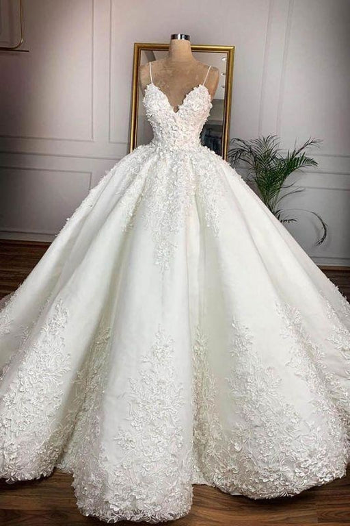 Princess Glitter Wedding Dresses Long Sleeves Strapless Ball Gown Bridal  Gowns | eBay
