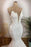 Bridelily Strapless Appliques Satin Mermaid Wedding Dress - wedding dresses