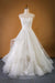 Bridelily Strapless Lace-up Tulle A-line Wedding Dress - wedding dresses