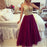 Bridelily Sweetheart Burgundy Chiffon Long Prom Dress Popular Plus Size Formal Evening Dresses BMT020 - Prom Dresses