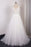 Bridelily V-neck Appliques Tulle A-line Wedding Dress - wedding dresses