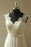 Bridelily V-neck Lace Chiffon Floor Length Wedding Dress - wedding dresses