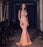 Bridelily V-neck Spaghetti Floor-length Chiffon Appliques Mermaid Prom Dresses - Prom Dresses