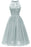 Burgundy Dress Women Hollow Out Ball Gown Dress - Mint / S - lace dresses