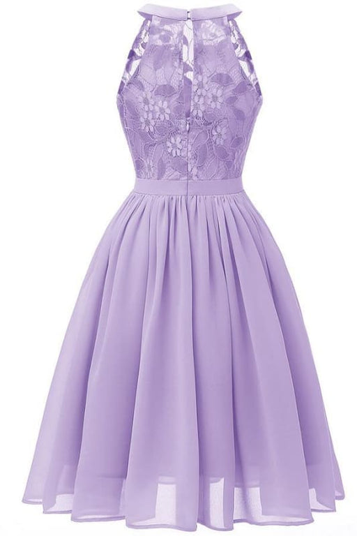 Burgundy Dress Women Hollow Out Ball Gown Dress - lace dresses