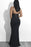 Burgundy V Neck Sleeveless Mermaid Evening Dress Spaghetti Strap Prom Dresses - Prom Dresses