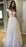 Cap Sleeve Deep V-neck With Appliques Sexy Split Tulle Wedding Dress - Wedding Dresses