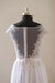 Cap Sleeve Lace Chiffon A-line Wedding Dress - Wedding Dresses
