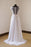 Cap Sleeve Lace Chiffon A-line Wedding Dress - Wedding Dresses