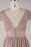Cap Sleeve V-neck Lace Chiffon A-line Wedding Dress - Wedding Dresses
