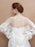 Champagne Embroidered Flower Wedding Wraps | Bridelily - wedding wraps
